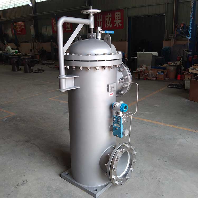 華豫供應DN250-PN16過濾器 液體除雜質用 內置4支不銹鋼濾網