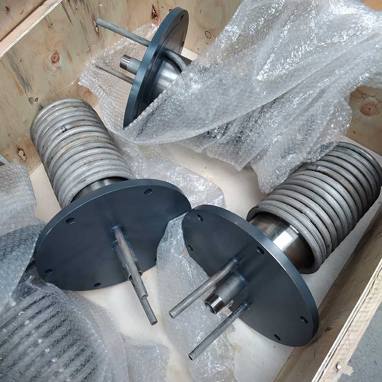 華豫供應(yīng)冷卻器盤管 電廠取樣架流體降溫用